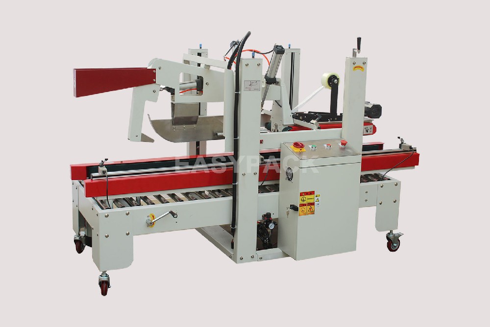 EP-607H雙立柱半自動折蓋打包一體機